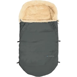 Altabebe Lammfellfußsack Dunkelgrau