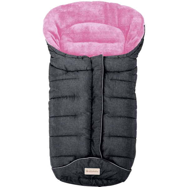 Altabebe Winterfußsack Active Mit 3M Füllung Dunkelgrau Rosa 1 Altabebe Winterfußsack Active Mit 3M Füllung Dunkelgrau Rosa