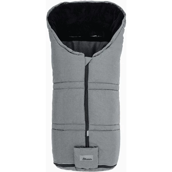 Altabebe Winterfußsack Alpin Sympatex Hellgrau-schwarz 1 Altabebe Winterfußsack Alpin Sympatex Hellgrau-schwarz