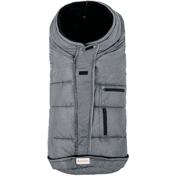 Altabebe Winterfußsack Mit 3M Füllung Dunkelgrau Schwarz 1 Altabebe Winterfußsack Mit 3M Füllung Dunkelgrau Schwarz