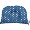 BabyDorm® Kinderwagenkissen BuggyDorm Bonnie Petrol Mit Weißen Punkten