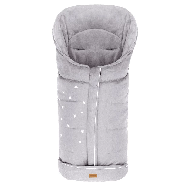 Fillikid Winterfußsack Askja Big Stern Melange Hellgrau 1 Fillikid Winterfußsack Askja Big Stern Melange Hellgrau