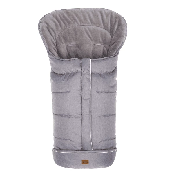 Fillikid Winterfußsack K2 Soft Pongee Hellgrau Melange 1 Fillikid Winterfußsack K2 Soft Pongee Hellgrau Melange