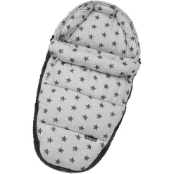 GESSLEIN Baby Nestchen, Grau / Sterne
