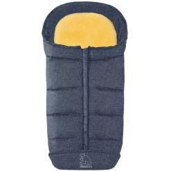 Heitmann Fußsack Komfort 2-in-1 Blau-meliert