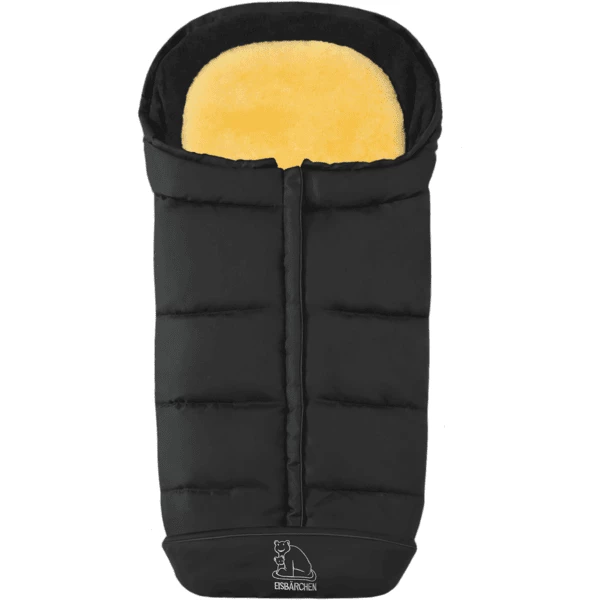 Heitmann Fußsack Komfort 2-in-1 Schwarz 1 Heitmann Fußsack Komfort 2-in-1 Schwarz