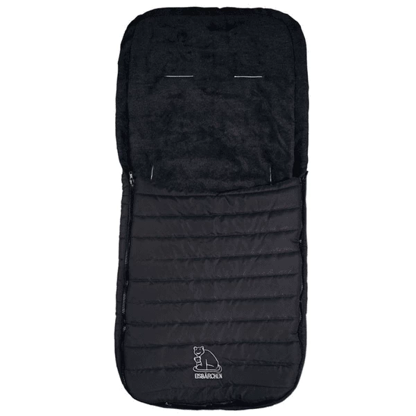 Heitmann Steppfußsack Eisbärchen Schwarz 1 Heitmann Steppfußsack Eisbärchen Schwarz