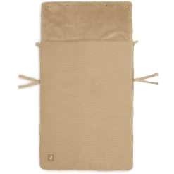 Jollein Fußsack Für Autositz Kinderwagen Gruppe 0+ 3/5 Basic Knit Biscuit