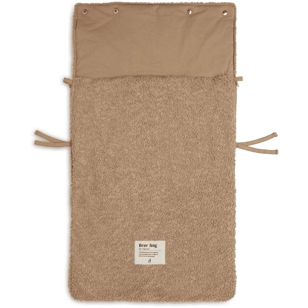 Jollein Fußsack Für Autositz Kinderwagen Gruppe 0+ 3/5 Boucle Biscuit 1 Jollein Fußsack Für Autositz Kinderwagen Gruppe 0+ 3/5 Boucle Biscuit