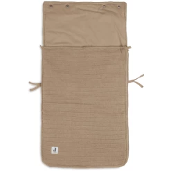 Jollein Fußsack Für Autositz Kinderwagen Gruppe 0+ 3/5 Pure Knit Biscuit
