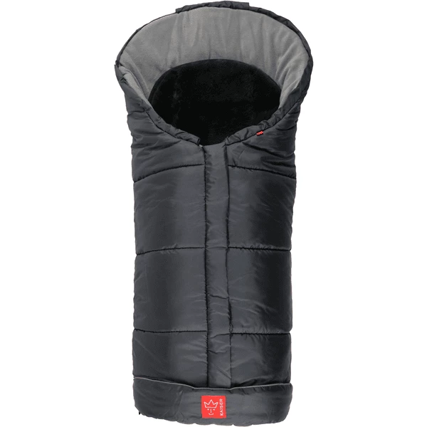 KAISER Fußsack SHEEPY Mit Lammfelleinlage Grau 1 KAISER Fußsack SHEEPY Mit Lammfelleinlage Grau