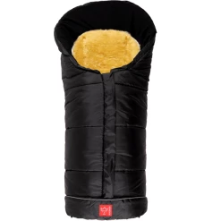 KAISER Fußsack SHEEPY Mit Lammfelleinlage Schwarz