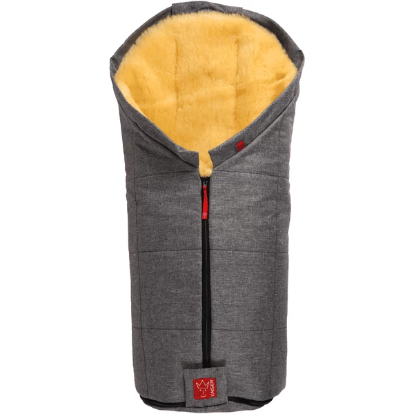 KAISER Lammfell-Fußsack Iglu Aktion Anthrazit Melange 1 KAISER Lammfell-Fußsack Iglu Aktion Anthrazit Melange