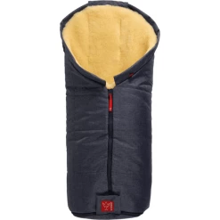 KAISER Lammfell-Fußsack Iglu Aktion Navy Melange
