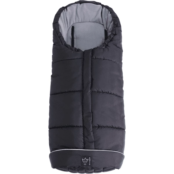 KAISER Thermo-Fleecefußsack Pooly Schwarz 1 KAISER Thermo-Fleecefußsack Pooly Schwarz