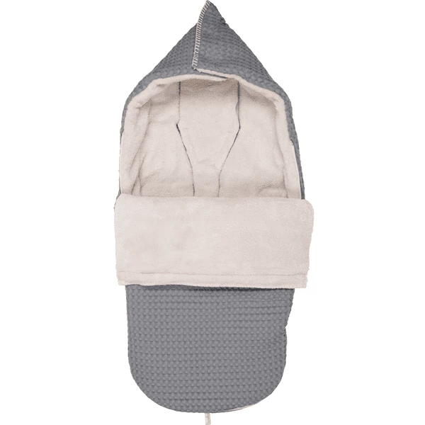 Koeka Buggy Fußsack Plüsch Oslo Grau/Kiesel 1 Koeka Buggy Fußsack Plüsch Oslo Grau/Kiesel