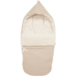 Koeka Buggy Fußsack Plüsch Oslo Sand/Kiesel