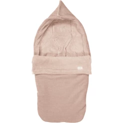 Koeka Buggy Fußsack Plüsch Vik Altes Rosa