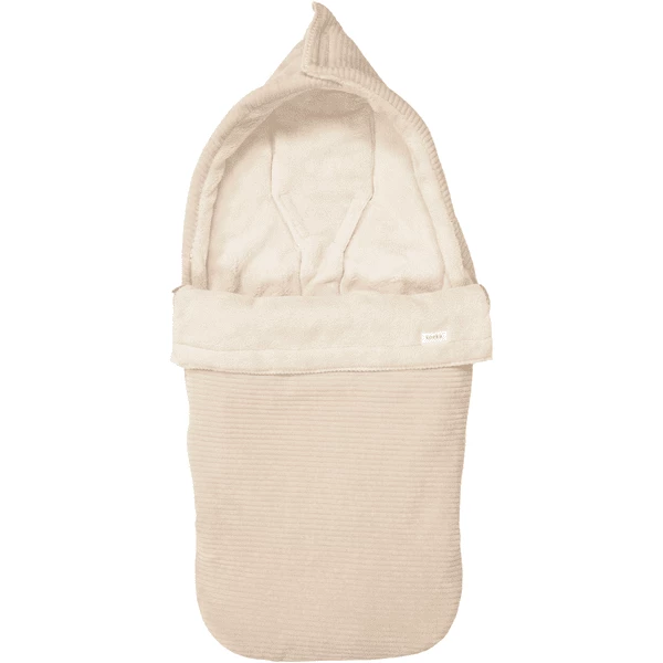 Koeka Buggy Fußsack Plüsch Vik Sand 1 Koeka Buggy Fußsack Plüsch Vik Sand