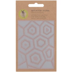 LÄSSIG Aufkleber Reflektierend Hexagon
