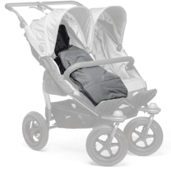 TFK Fußsack Cuddle - All Terrain Softshell Inkl. Wintercover Schwarz - Anthrazit 1 TFK Fußsack Cuddle - All Terrain Softshell Inkl. Wintercover Schwarz - Anthrazit