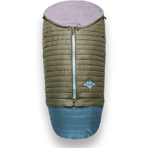 X-lander Fußsack X-Warm 110 G/m Green Ocean 1 X-lander Fußsack X-Warm 110 G/m Green Ocean